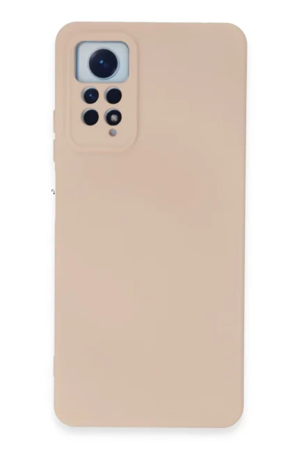 Uray store Xiaomi Redmi Note 12 Pro 4G Kılıf Nano içi Kadife Silikon - Pudra
