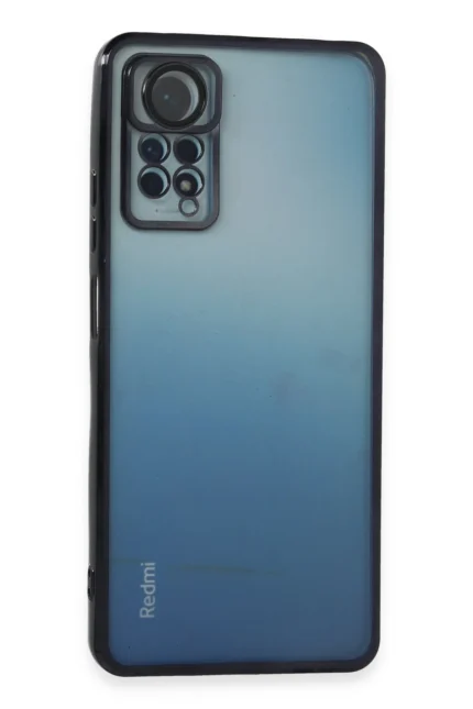 Uray store Xiaomi Redmi Note 12 Pro 4G Kılıf Razer Lensli Silikon - Siyah