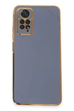 Uray store Xiaomi Redmi Note 12 Pro 4G Kılıf Volet Silikon - Mavi