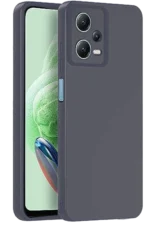 Uray store Xiaomi Redmi Note 12 Pro 5G Kılıf Nano içi Kadife Silikon - Gri