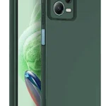 Uray store Xiaomi Redmi Note 12 Pro 5G Kılıf Nano içi Kadife Silikon - Koyu Yeşil