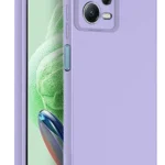 Uray store Xiaomi Redmi Note 12 Pro 5G Kılıf Nano içi Kadife Silikon - Lila