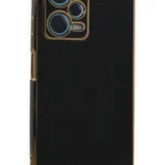 Uray store Xiaomi Redmi Note 12 Pro Plus Kılıf Volet Silikon - Siyah