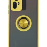 Uray store Xiaomi Redmi Note 12S Kılıf Montreal Yüzüklü Silikon Kapak - Sarı