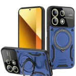 Uray store Xiaomi Redmi Note 13 4G Kılıf Joy Lens Standlı Kapak - Lacivert