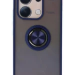 Uray store Xiaomi Redmi Note 13 4G Kılıf Montreal Yüzüklü Silikon Kapak - Lacivert