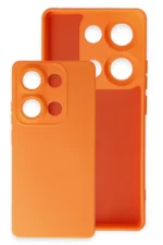 Uray store Xiaomi Redmi Note 13 4G Kılıf Nano içi Kadife Silikon - Kırmızı - Görsel 2