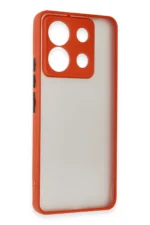 Uray store Xiaomi Redmi Note 13 5G Kılıf Montreal Silikon Kapak - Kırmızı - Görsel 2