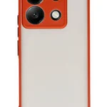 Uray store Xiaomi Redmi Note 13 5G Kılıf Montreal Silikon Kapak - Kırmızı