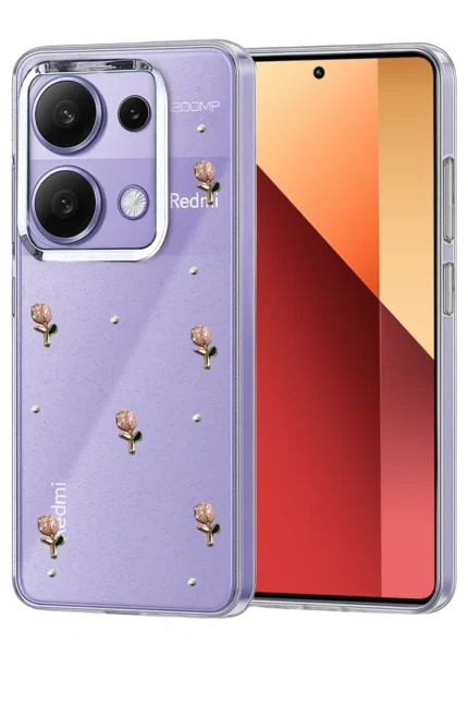 Uray store Xiaomi Redmi Note 13 Pro 4G Fiyonk Desenli Kapak - Desen 6