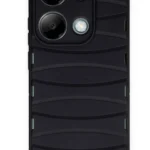 Uray store Xiaomi Redmi Note 13 Pro 4G Kılıf Bibercas Silikon Kapak - Siyah
