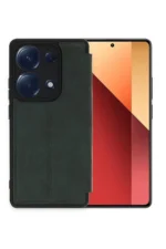 Uray store Xiaomi Redmi Note 13 Pro 4G Kılıf Flip Cover - Koyu Yeşil - Görsel 2