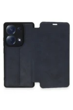 Uray store Xiaomi Redmi Note 13 Pro 4G Kılıf Flip Cover - Lacivert - Görsel 5