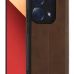 Uray store Xiaomi Redmi Note 13 Pro 4G Kılıf Flip Cover - Taba