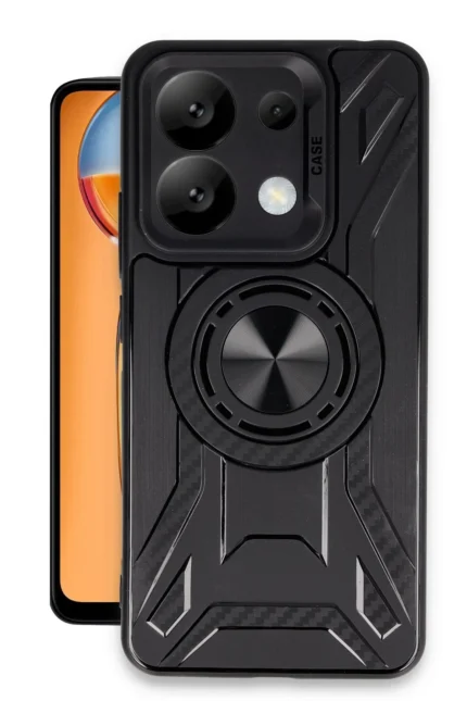 Uray store Xiaomi Redmi Note 13 Pro 4G Kılıf Lincoln Silikon - Siyah