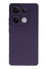 Uray store Xiaomi Redmi Note 13 Pro 4G Kılıf Nano içi Kadife Silikon - Mor