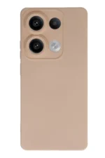 Uray store Xiaomi Redmi Note 13 Pro 4G Kılıf Nano içi Kadife Silikon - Pudra