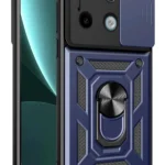 Uray store Xiaomi Redmi Note 13 Pro 4G Pars Lens Yüzüklü Silikon - Lacivert