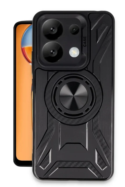 Uray store Xiaomi Redmi Note 13 Pro 5G Kılıf Lincoln Silikon - Siyah