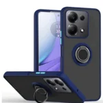 Uray store Xiaomi Redmi Note 13 Pro 5G Kılıf Montreal Yüzüklü Silikon Kapak - Lacivert