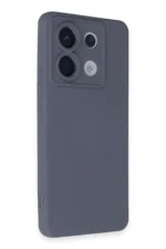 Uray store Xiaomi Redmi Note 13 Pro 5G Kılıf Nano içi Kadife Silikon - Gri - Görsel 2