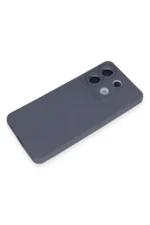 Uray store Xiaomi Redmi Note 13 Pro 5G Kılıf Nano içi Kadife Silikon - Gri - Görsel 4