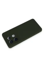 Uray store Xiaomi Redmi Note 13 Pro 5G Kılıf Nano içi Kadife Silikon - Koyu Yeşil - Görsel 3