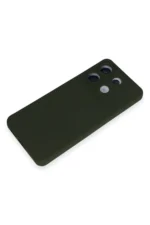 Uray store Xiaomi Redmi Note 13 Pro 5G Kılıf Nano içi Kadife Silikon - Koyu Yeşil - Görsel 4