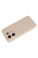 Uray store Xiaomi Redmi Note 13 Pro 5G Kılıf Nano içi Kadife Silikon - Pudra - Görsel 3