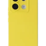 Uray store Xiaomi Redmi Note 13 Pro 5G Kılıf Nano içi Kadife Silikon - Sarı