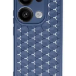 Uray store Xiaomi Redmi Note 13 Pro 5G Kılıf Petek Silikon Kapak - Lacivert