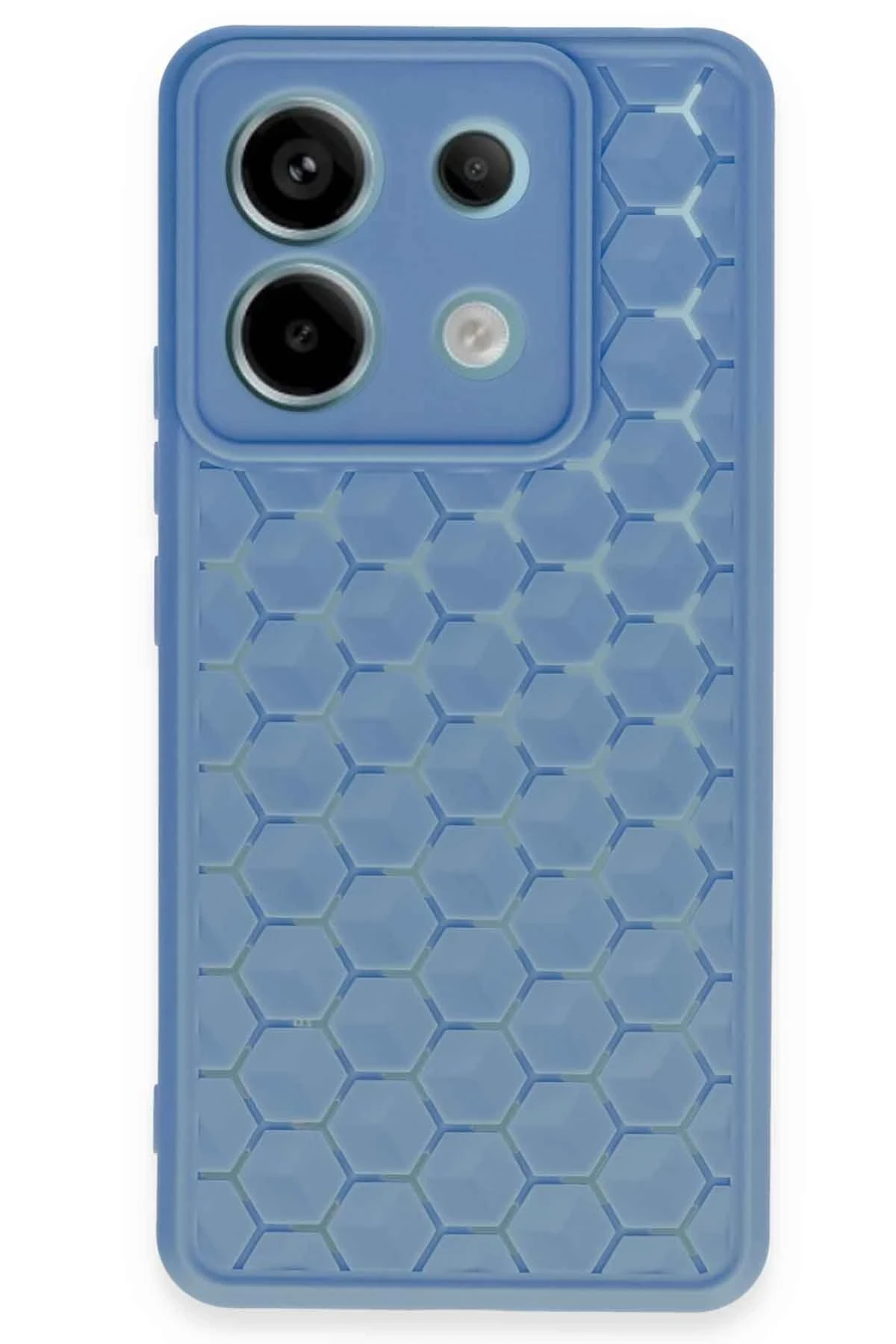 newface-xiaomi-redmi-note-13-pro-5g-kilif-petek-silikon-kapak-mavi-default Uray store Xiaomi Redmi Note 13 Pro 5G Kılıf Petek Silikon Kapak - Mavi - Görsel 1