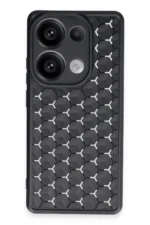 Uray store Xiaomi Redmi Note 13 Pro 5G Kılıf Petek Silikon Kapak - Siyah
