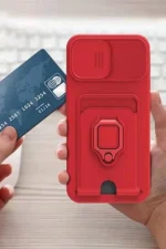 Uray store Xiaomi Redmi Note 13 Pro 5G Kılıf Zuma Kartvizitli Yüzüklü Silikon - Yeşil - Görsel 2