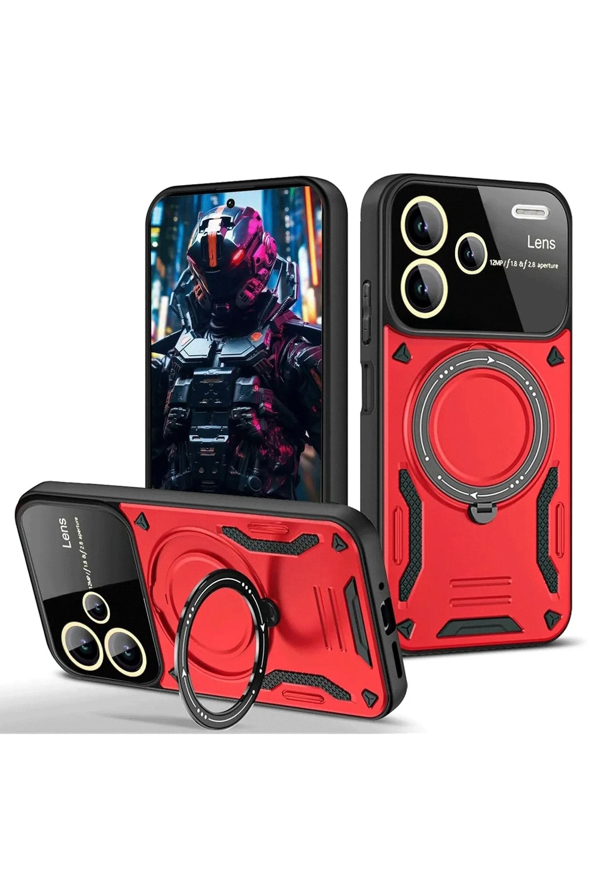 newface-xiaomi-redmi-note-13-pro-plus-joy-lens-standli-kapak-kirmizi-default Uray store Xiaomi Redmi Note 13 Pro Plus Joy Lens Standlı Kapak - Kırmızı - Görsel 1