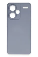 Uray store Xiaomi Redmi Note 13 Pro Plus Kılıf Nano içi Kadife Silikon - Gri - Görsel 2