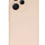 Uray store Xiaomi Redmi Note 13 Pro Plus Kılıf Nano içi Kadife Silikon - Pudra