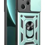 Uray store Xiaomi Redmi Note 13 Pro Plus Kılıf Pars Lens Yüzüklü Silikon - Yeşil