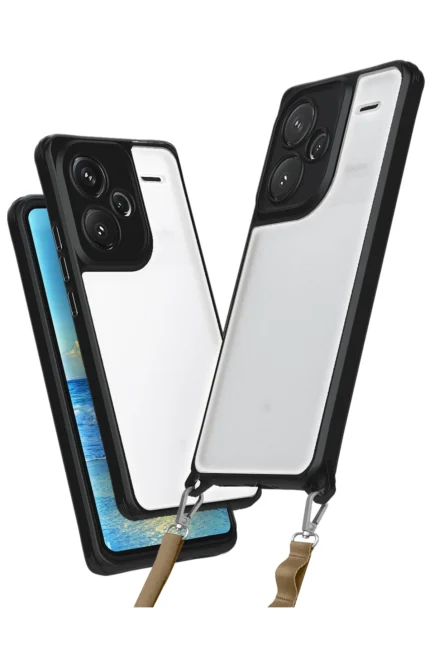 Uray store Xiaomi Redmi Note 13 Pro Plus Kılıf Penta Silikon Kılıf - Siyah