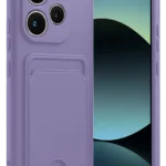 Uray store Xiaomi Redmi Note 14 4G Kelvin Kartvizitli Silikon - Lila