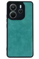 Uray store Xiaomi Redmi Note 14 4G Kılıf Aras Deri Kapak - Açık Yeşil - Görsel 2