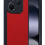 Uray store Xiaomi Redmi Note 14 4G Kılıf Aras Deri Kapak - Kırmızı