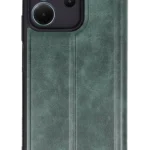 Uray store Xiaomi Redmi Note 14 4G Kılıf Flip Cover - Koyu Yeşil