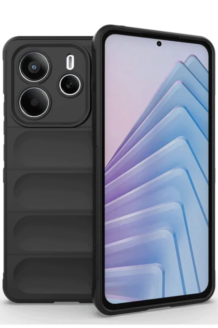 Uray store Xiaomi Redmi Note 14 4G Kılıf Optimum Silikon - Siyah