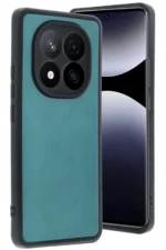 Uray store Xiaomi Redmi Note 14 Pro 4G Kılıf Aras Deri Kapak - Açık Yeşil