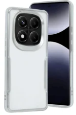 Uray store Xiaomi Redmi Note 14 Pro 4G Kılıf Boyi Silikon Kapak - Gümüş