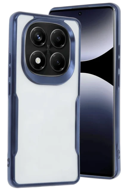 Uray store Xiaomi Redmi Note 14 Pro 4G Kılıf Boyi Silikon Kapak - Lacivert