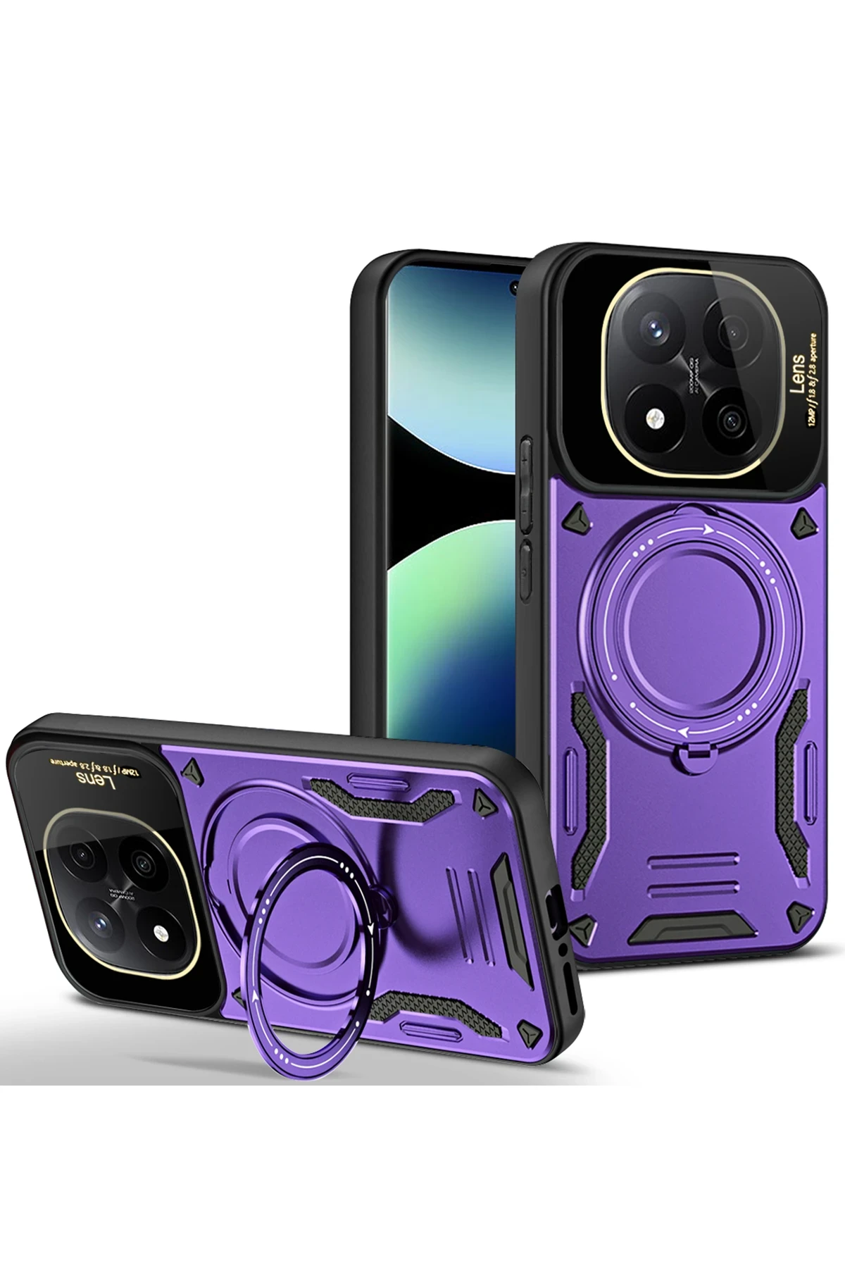 newface-xiaomi-redmi-note-14-pro-4g-kilif-joy-lens-standli-kapak-mor-default Uray store Xiaomi Redmi Note 14 Pro 4G Kılıf Joy Lens Standlı Kapak - Mor - Görsel 1