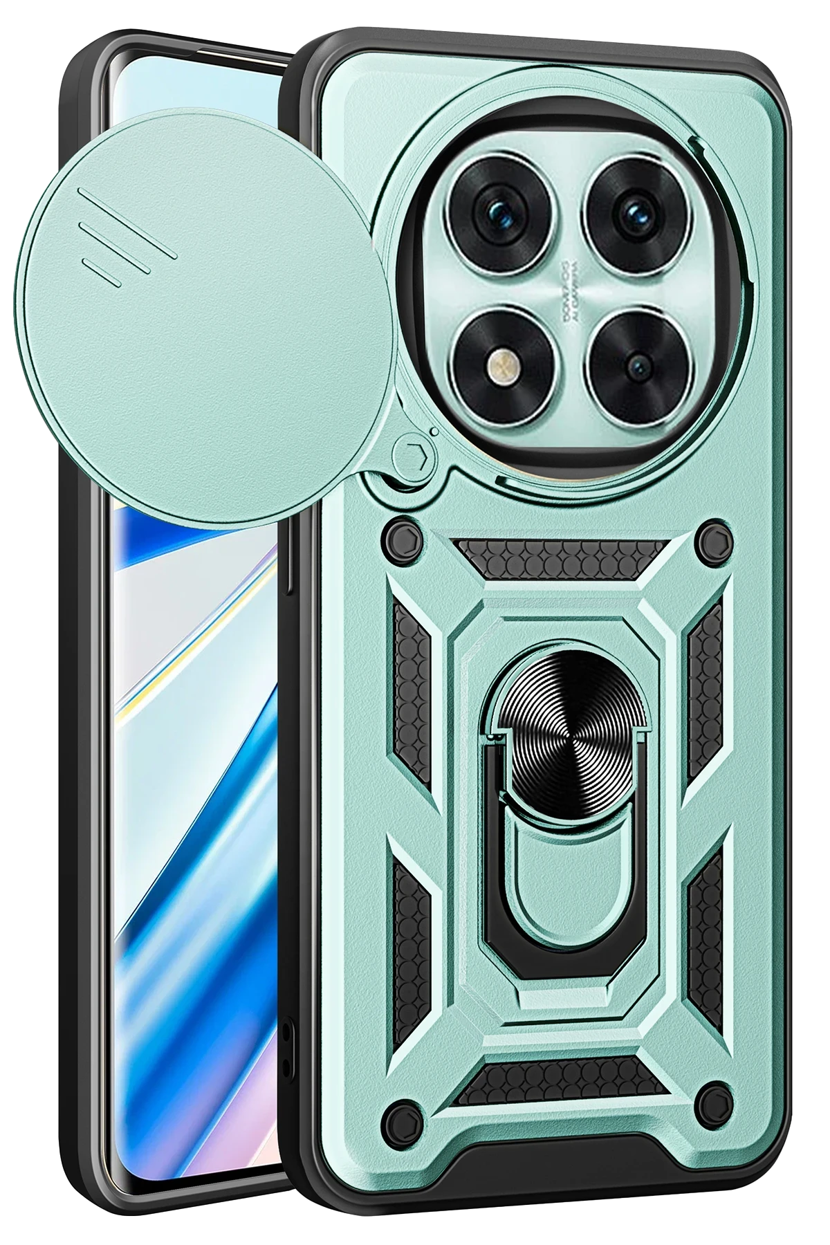 newface-xiaomi-redmi-note-14-pro-4g-kilif-pars-lens-yuzuklu-silikon-yesil-default Uray store Xiaomi Redmi Note 14 Pro 4G Kılıf Pars Lens Yüzüklü Silikon - Yeşil - Görsel 1