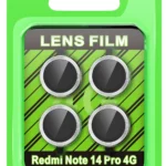 Uray store Xiaomi Redmi Note 14 Pro 4G Raze Metal Kamera Lens - Gümüş